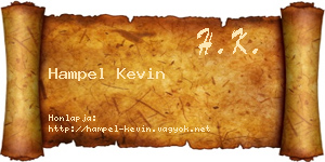 Hampel Kevin névjegykártya